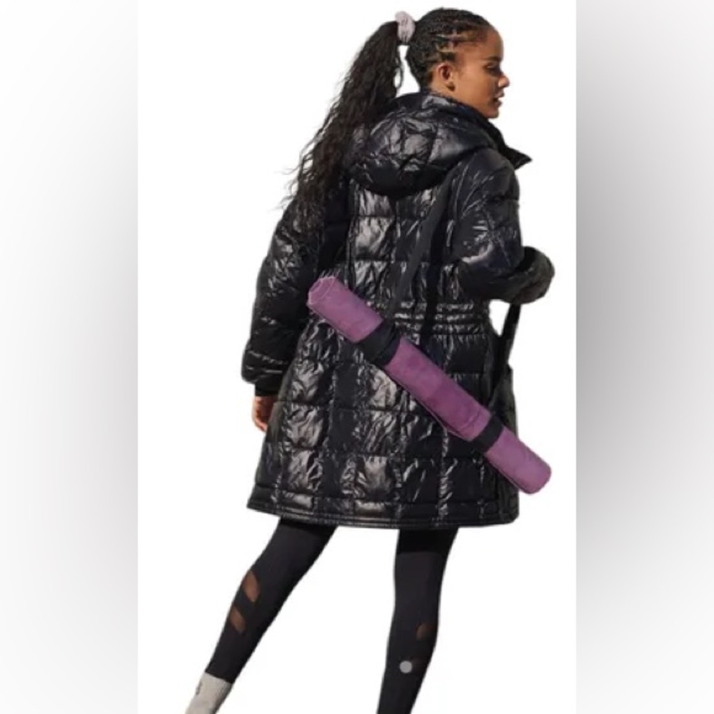 NEW Free People x FP Movement Patricia Packable Puffer Jacket in Shiny Black - Picture 7 of 16
